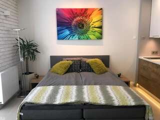 Апартаменты 4UApart-Apartment studio Mohito Свиноуйсьце Апартаменты с балконом-12