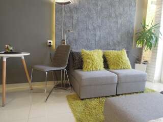 Апартаменты 4UApart-Apartment studio Mohito Свиноуйсьце Апартаменты с балконом-17