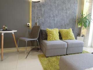 Апартаменты 4UApart-Apartment studio Mohito Свиноуйсьце Апартаменты с балконом-33